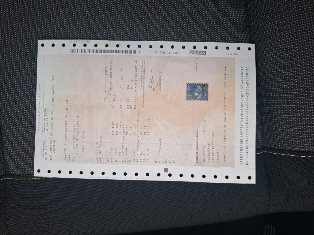 Citroen C3 SOCIETE BLUEHDI 100 S&S BVM6 FEEL NAV 2023