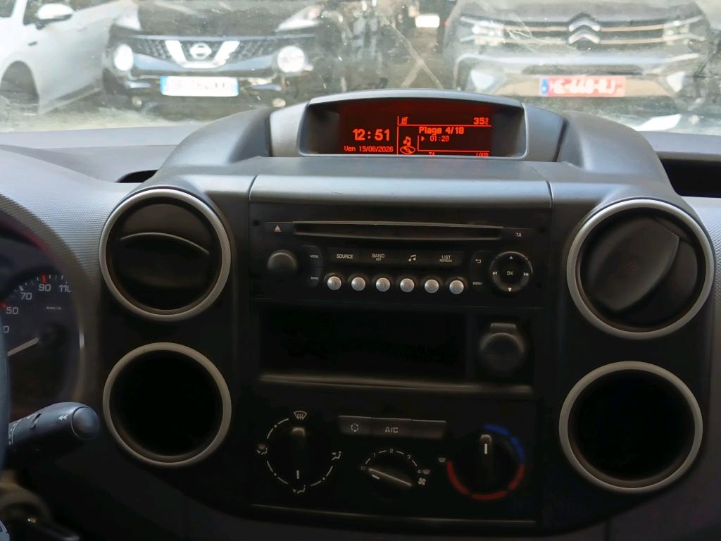 Peugeot PARTNER FOURGON STANDARD 1.6 BLUEHDI 75 BVM5 PREMIUM 2018
