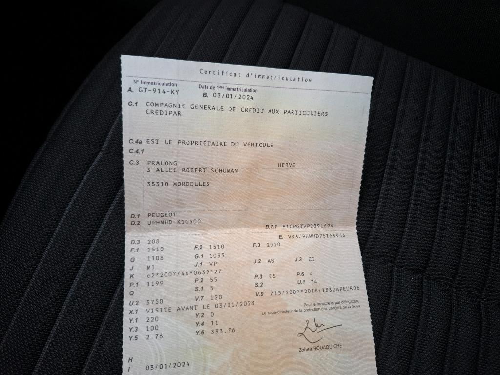 Peugeot 208 PureTech 75 S&S BVM5 Active 2024