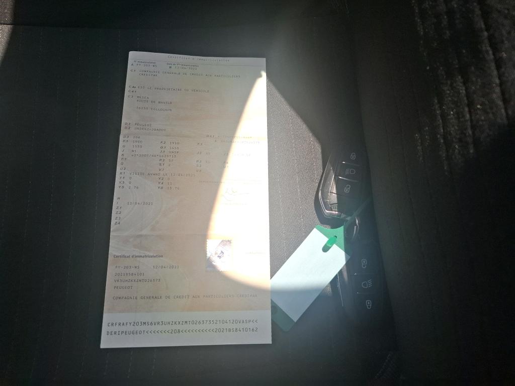 Peugeot 208 ELECTRIQUE 50 KWH 136 ACTIVE BUSINESS R 2021