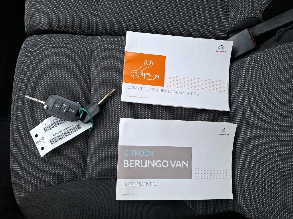 Citroen BERLINGO VAN M 650 BLUEHDI 100 S&S CLUB 2019