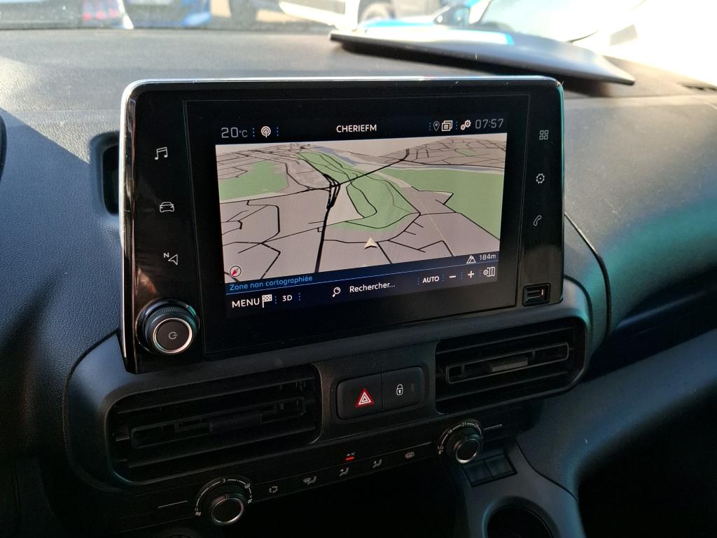 Peugeot PARTNER FOURGON STANDARD 650 KG BLUEHDI 100 S&S BVM6 ASPHALT 2021