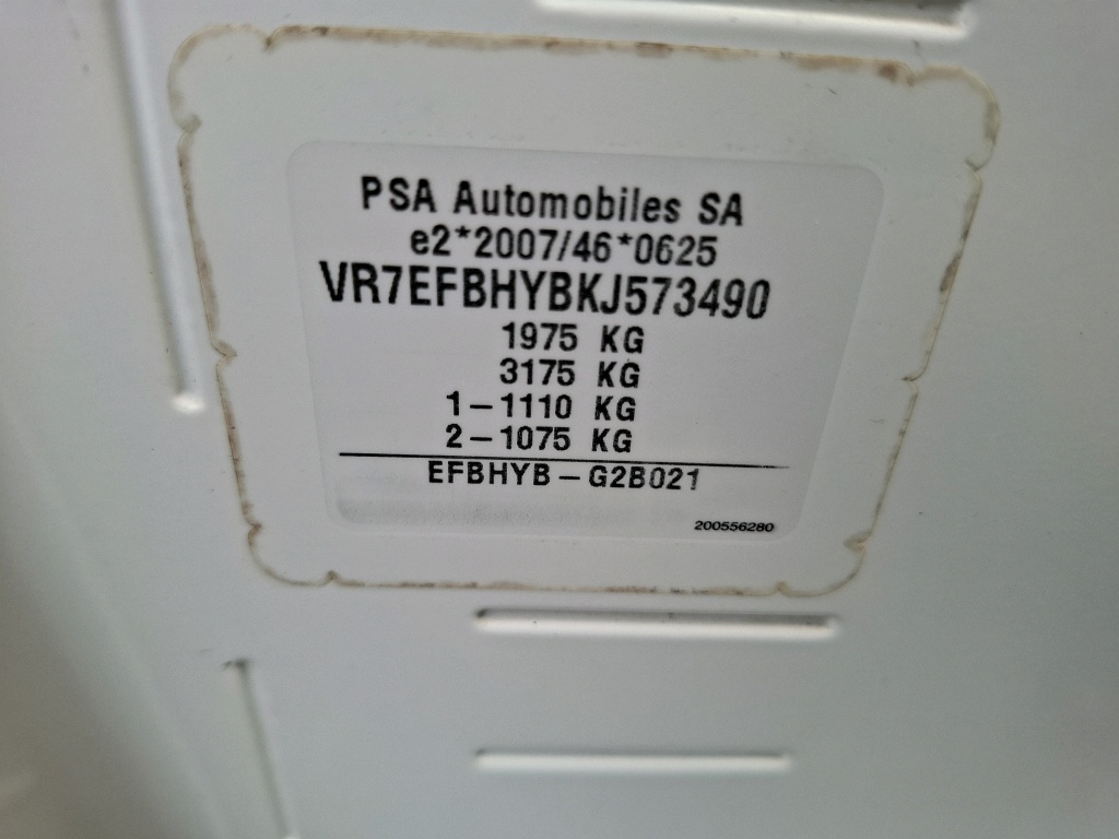 Citroen BERLINGO VAN M 650 BLUEHDI 100 S&S CLUB 2019