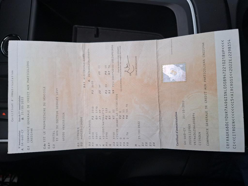 Citroen C5 Aircross Hybride Rechargeable 225 e-EAT8 Shine 2022