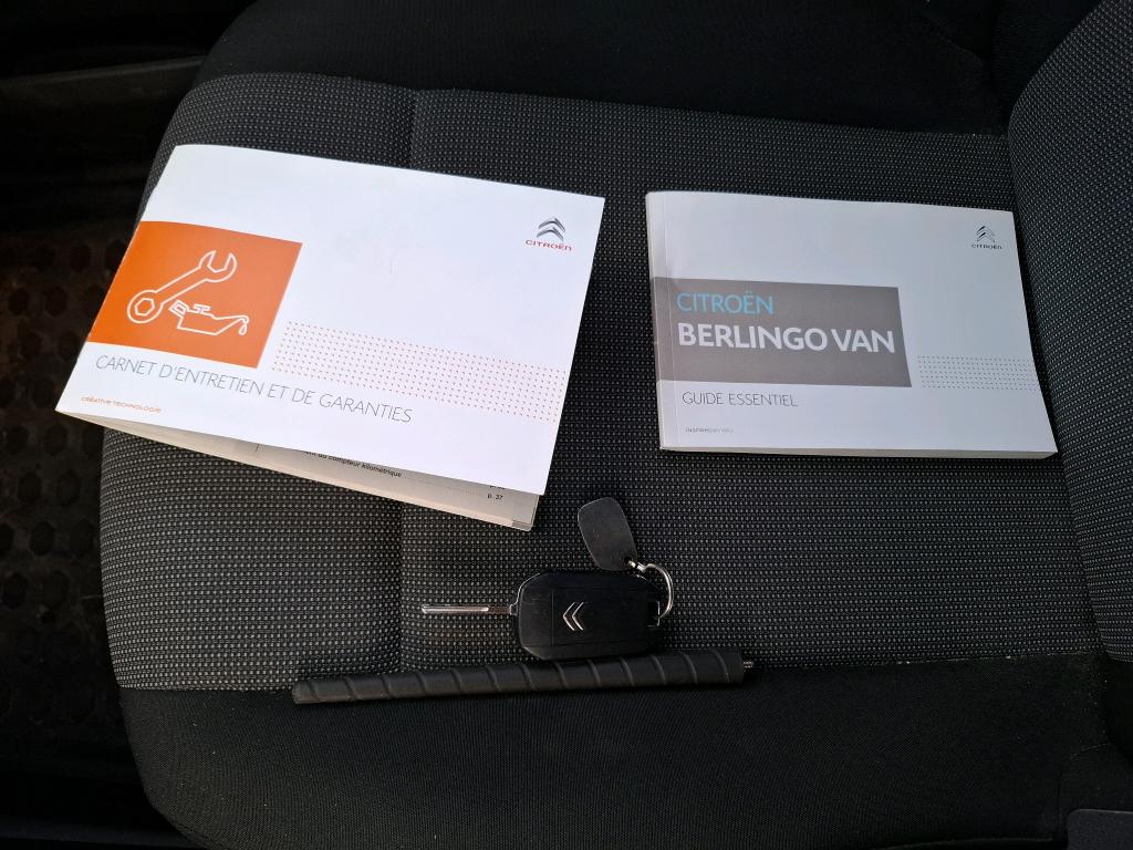 Citroen BERLINGO VAN M 650 BLUEHDI 75 BVM5 CLUB 2019