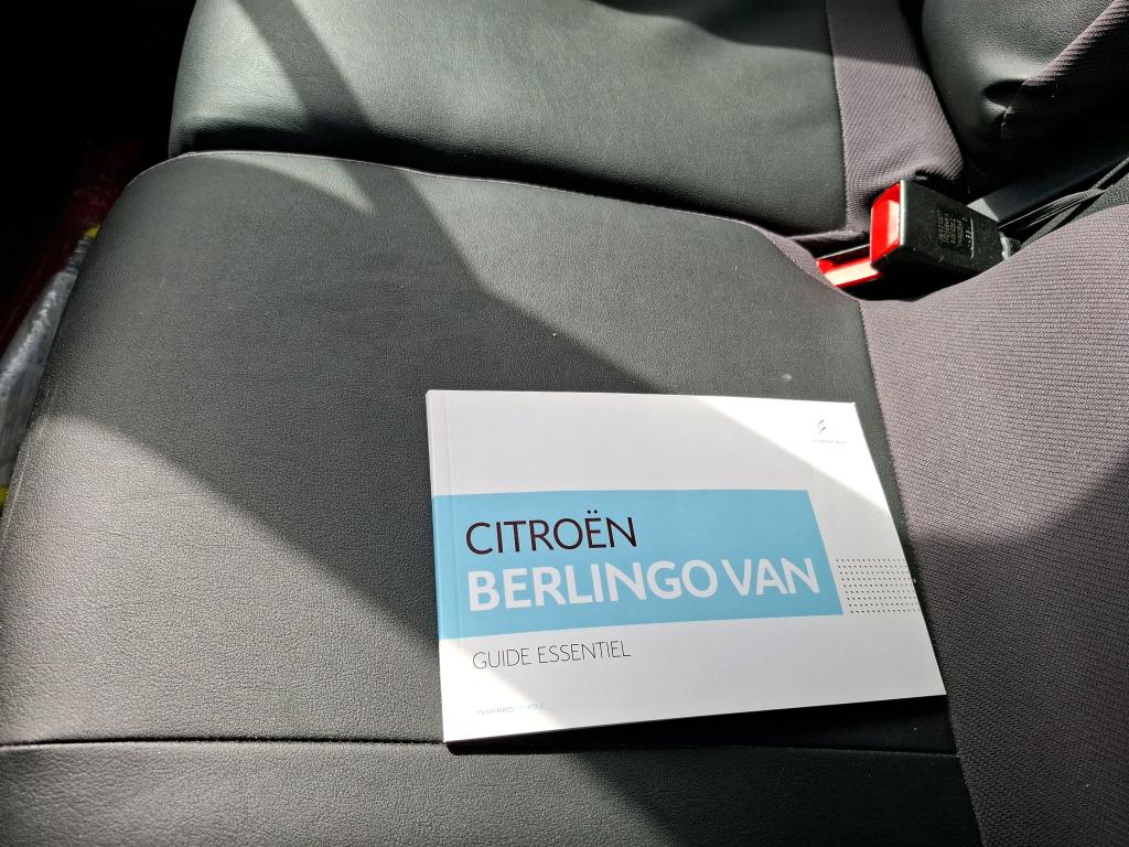 Citroen BERLINGO VAN M 650 BLUEHDI 100 S&S BVM5 CLUB 2020