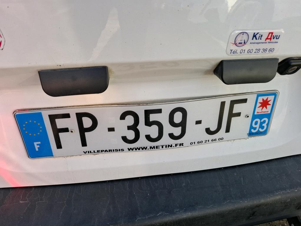 Peugeot PARTNER FOURGON STANDARD 650 KG BLUEHDI 100 S&S BVM5 PREMIUM 2020