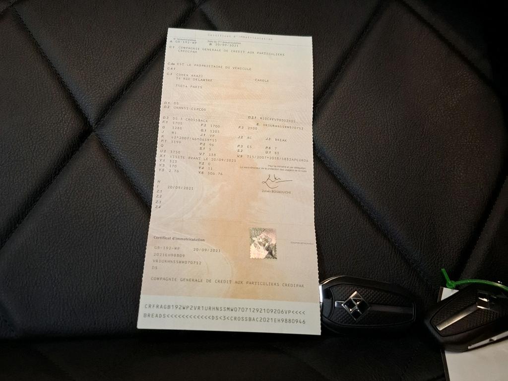 DS DS3 Crossback PureTech 130 EAT8 Grand Chic 2021