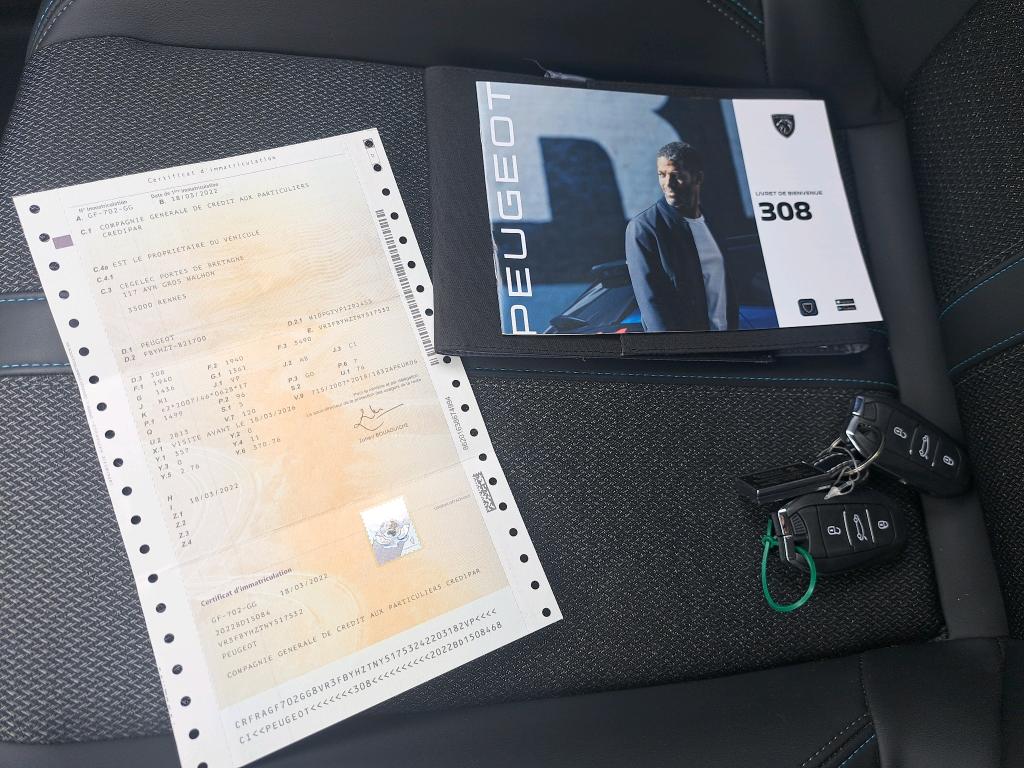 Peugeot 308 BlueHDi 130ch S&S EAT8 Allure Pack 2022