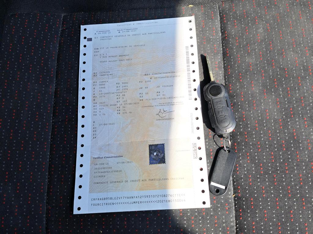 Citroen JUMPER TOLE 30 L1H2 BLUEHDi 120 S&S BVM6 CLUB 2021