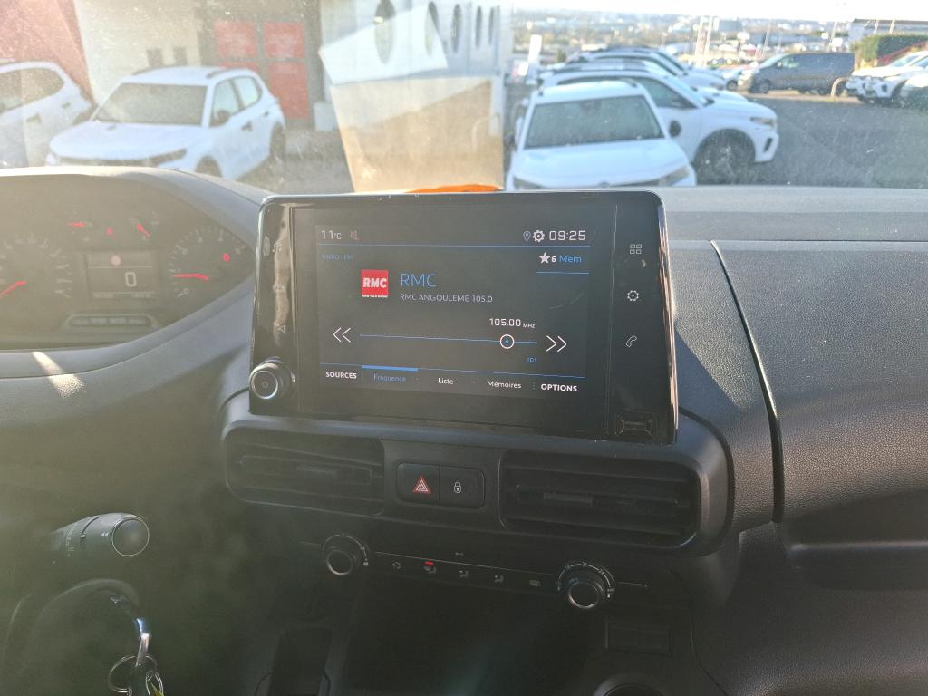 Peugeot PARTNER FOURGON STANDARD 650 KG BLUEHDI 75 BVM5 PREMIUM 2021