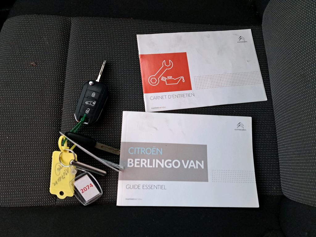 Citroen BERLINGO VAN M 650 BLUEHDI 100 S&S BVM5 DRIVER 2019