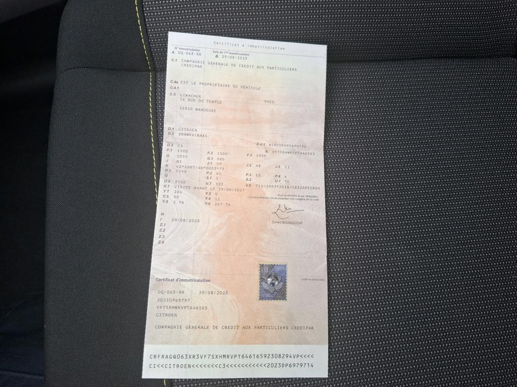 Citroen C3 PureTech 83 ch BVM5 You 2023