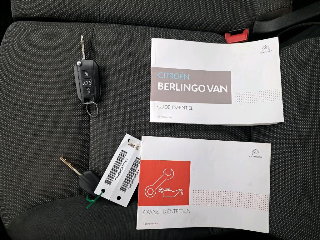 Citroen BERLINGO VAN M 650 BLUEHDI 75 BVM5 CLUB 2019