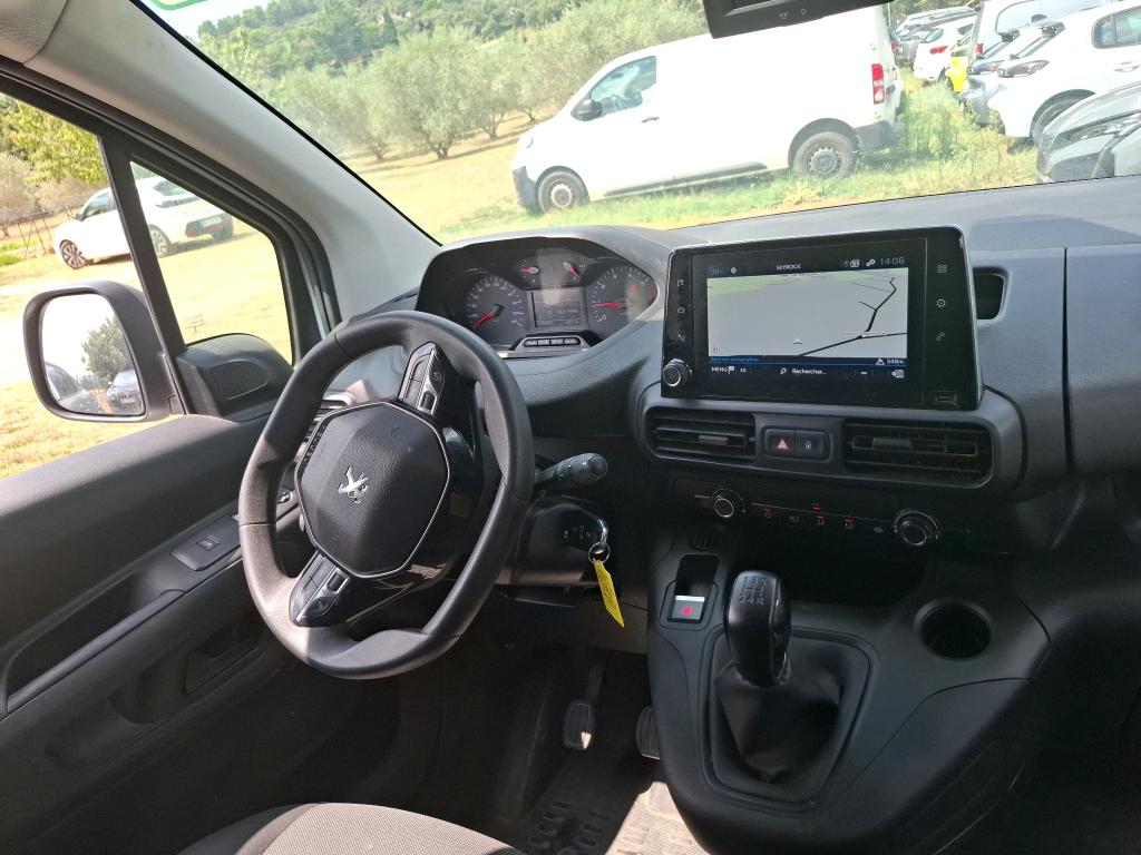 Peugeot PARTNER FOURGON STANDARD 650 KG BLUEHDI 100 S&S BVM5 ASPHALT 2020