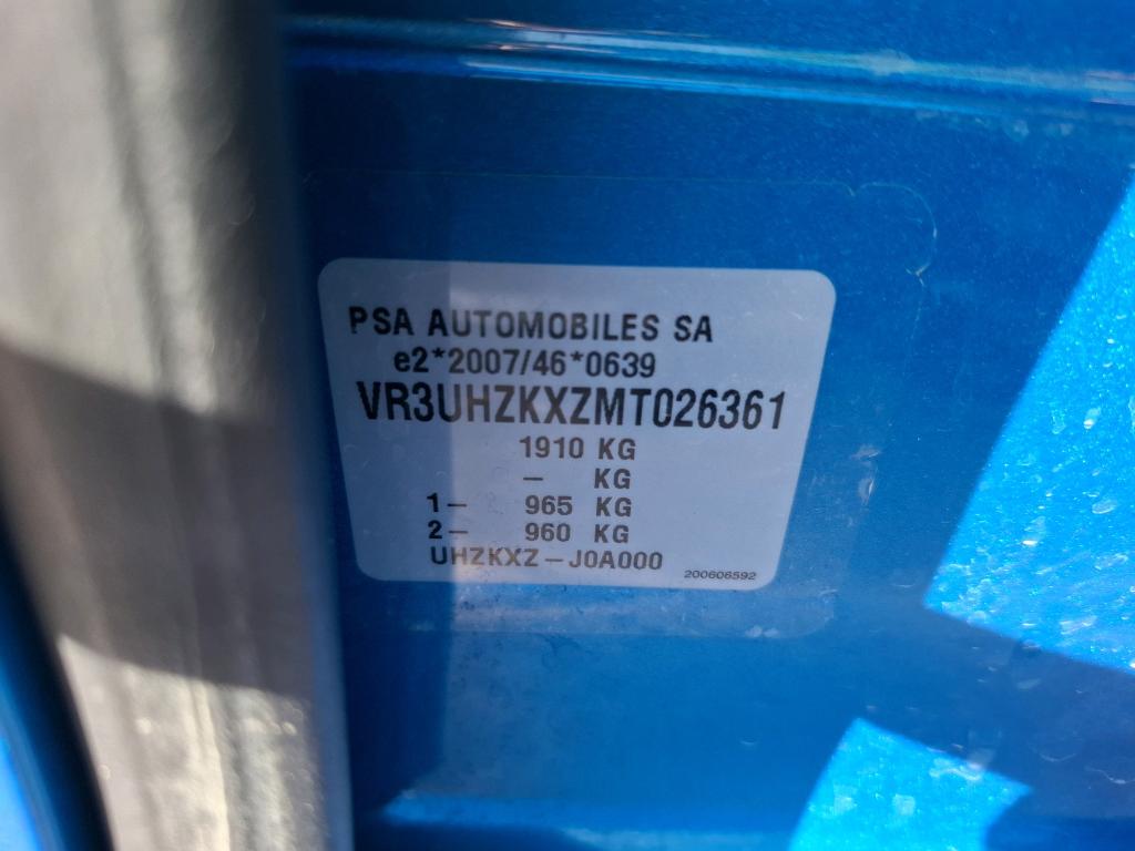 Peugeot 208 ELECTRIQUE 50 KWH 136 ACTIVE BUSINESS R 2021