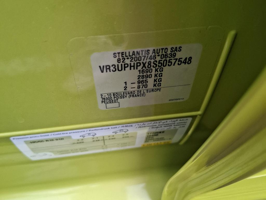 Peugeot 208 Hybrid 110 ch e-DCS6 Style 2025
