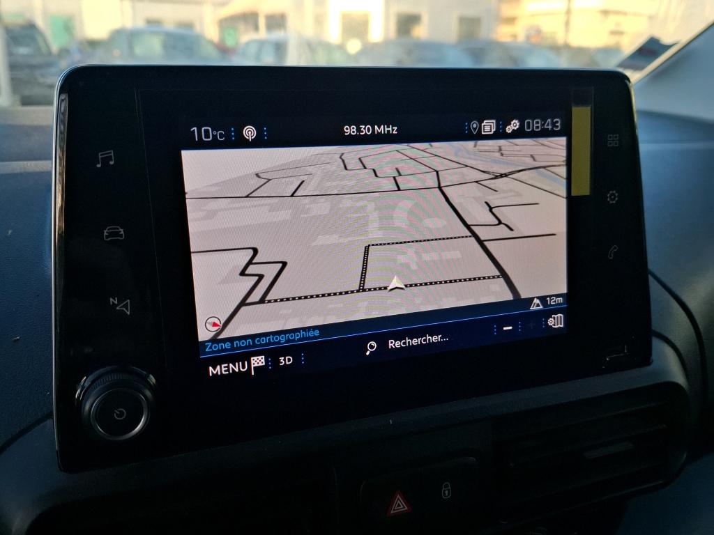 Peugeot PARTNER FOURGON STANDARD 650 KG BLUEHDI 100 S&S BVM6 ASPHALT 2022