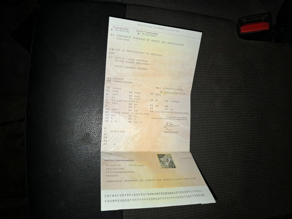 Peugeot EXPERT FGN TOLE STANDARD 2.0 BLUEHDI 120 S&S BVM6 ASPHALT 2021