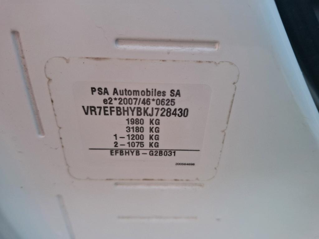 Citroen BERLINGO VAN M 650 BLUEHDI 100 S&S CLUB 2019