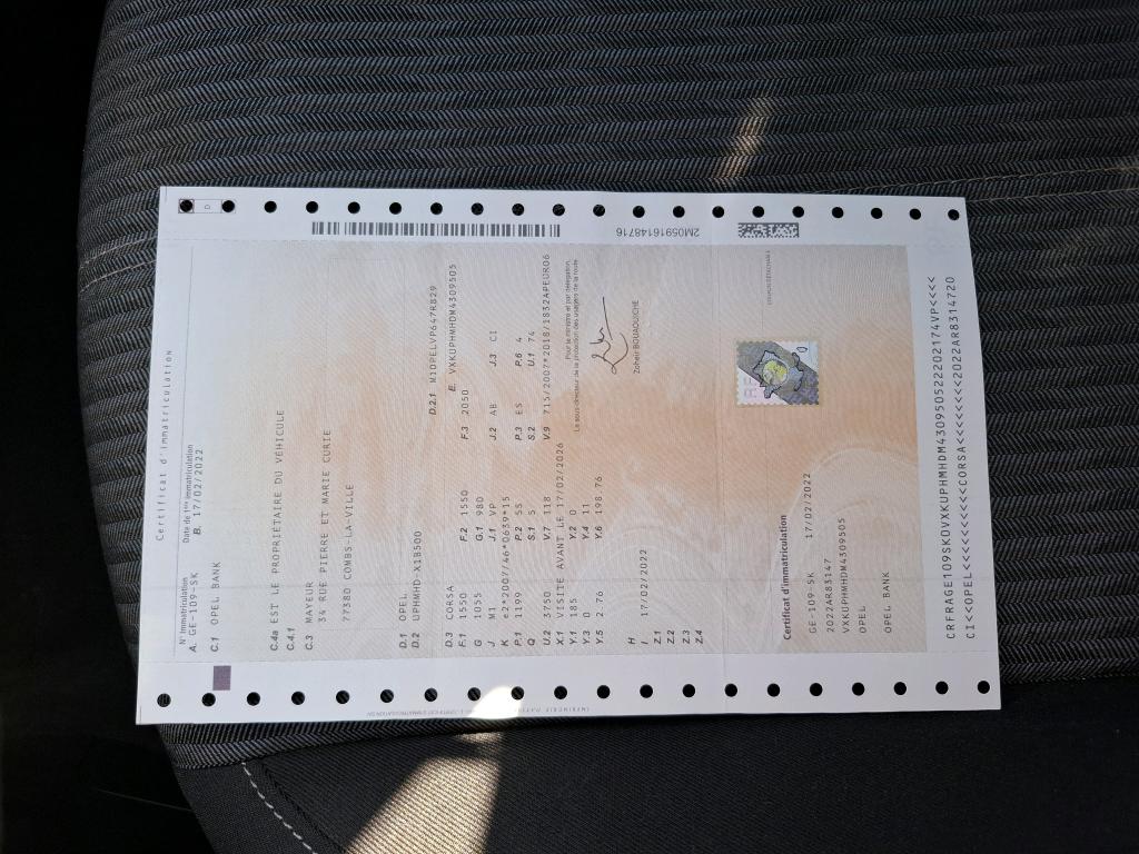 Opel Corsa 1.2 75 ch BVM5 Edition Business 2022