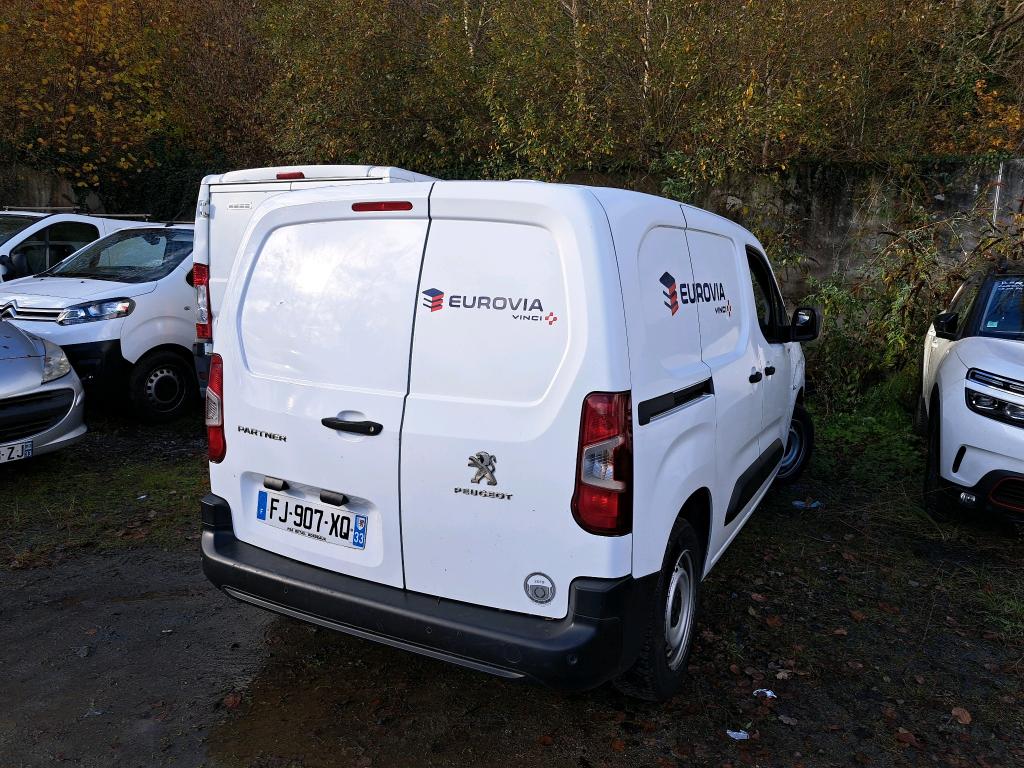 Peugeot PARTNER FOURGON STANDARD 650 KG BLUEHDI 100 BVM5 PREMIUM 2019