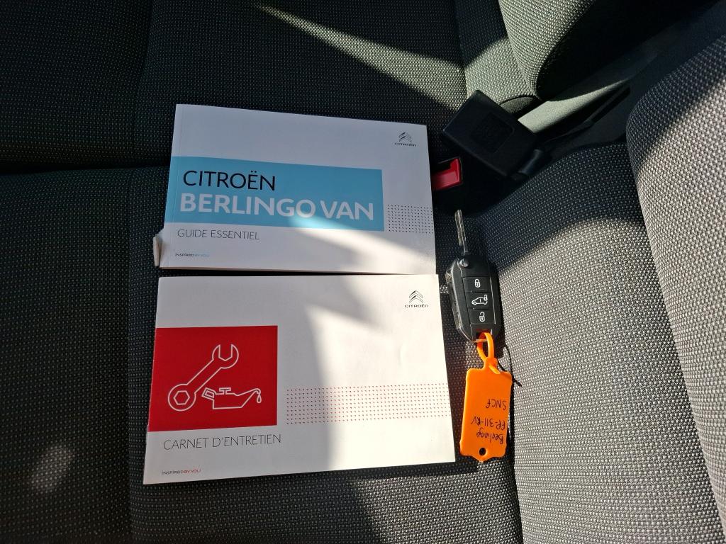 Citroen BERLINGO VAN M 650 BLUEHDI 100 S&S BVM5 CLUB 2020