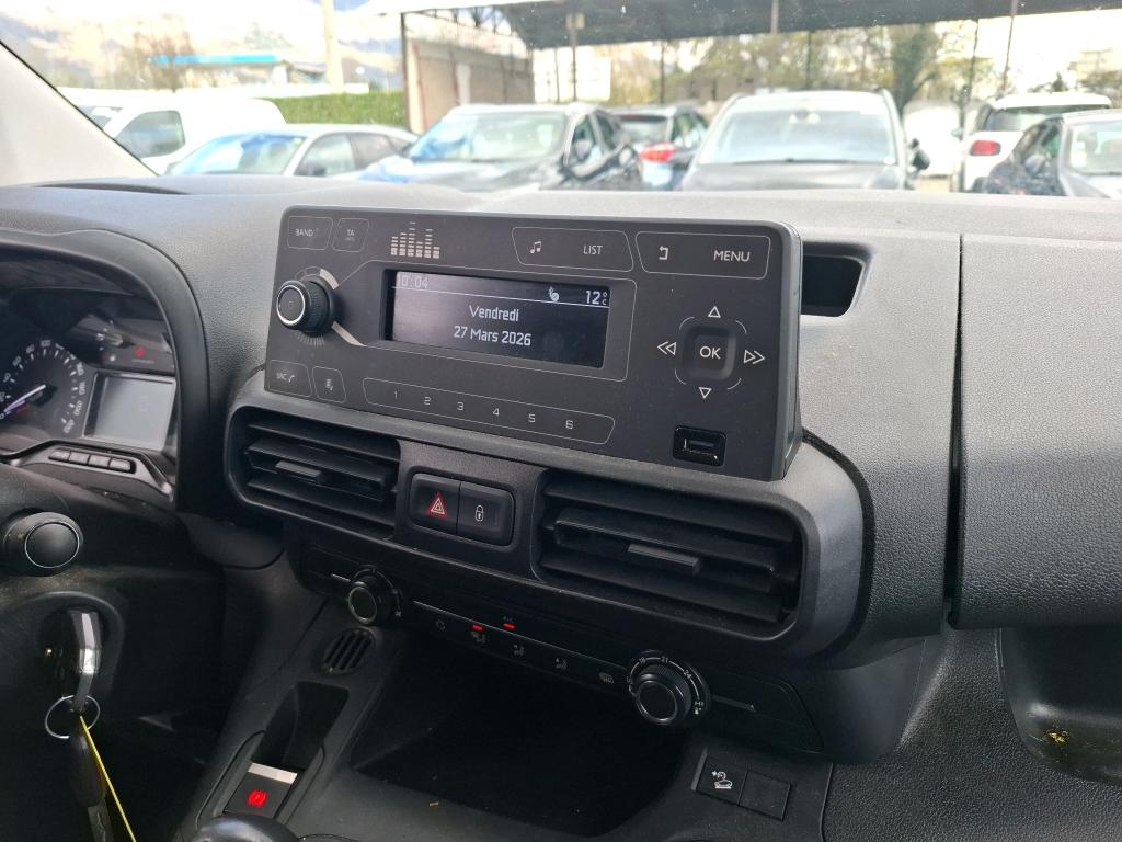 Citroen BERLINGO VAN M 650 BLUEHDI 100 S&S CLUB 2019