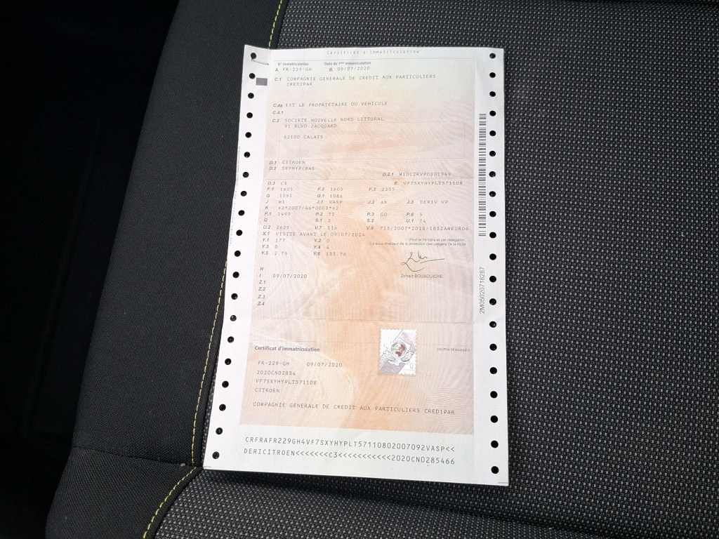 Citroen C3 SOCIETE BLUEHDI 100 S&S BVM FEEL BUSINESS R 2020