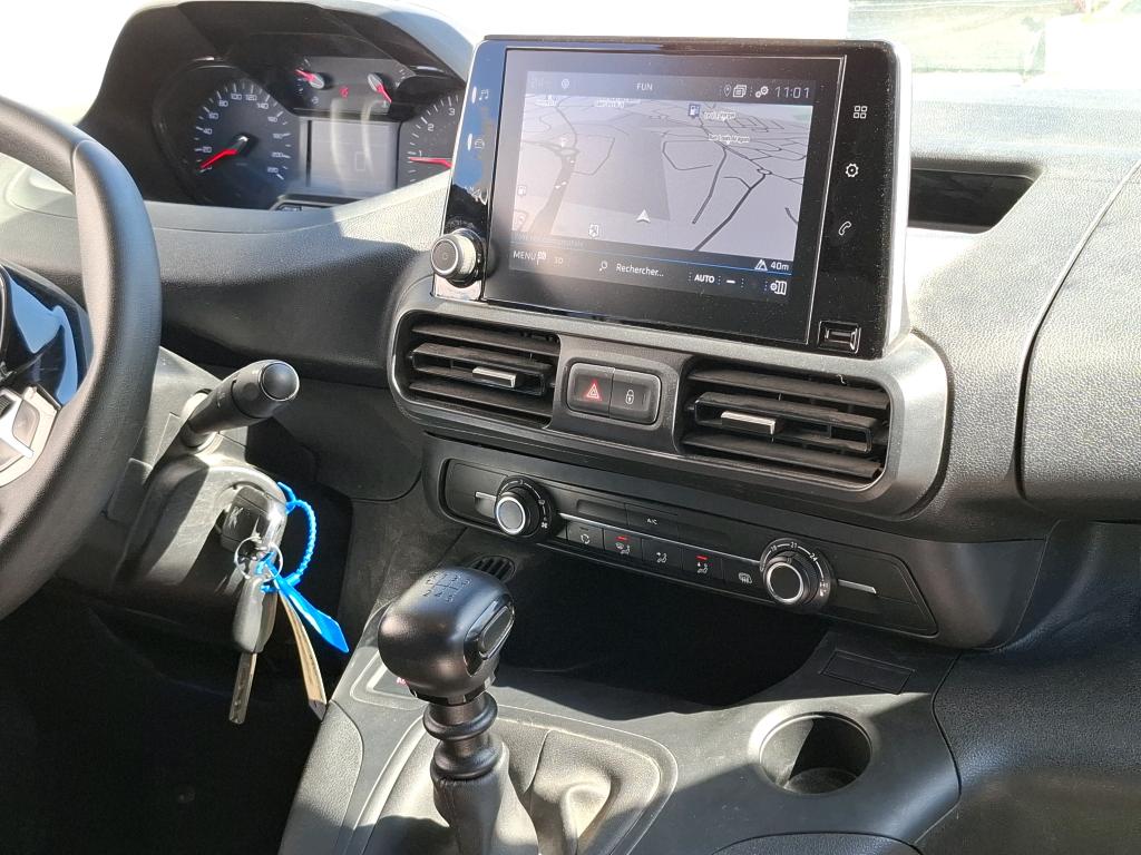 Peugeot PARTNER FOURGON STANDARD 650 KG BLUEHDI 100 S&S BVM6 ASPHALT 2022