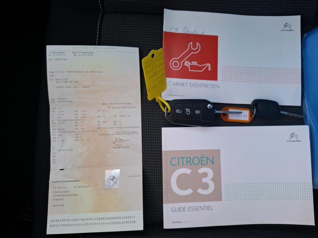 Citroen C3 SOCIETE BLUEHDI 100 S&S BVM FEEL NAV 2020