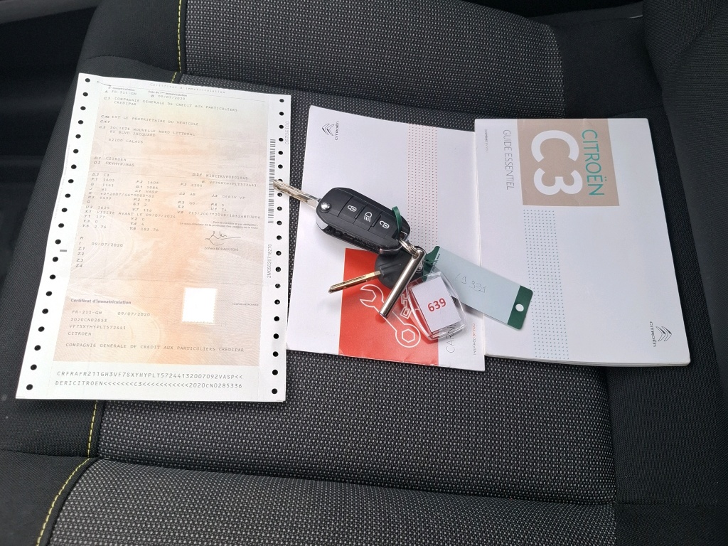 Citroen C3 SOCIETE BLUEHDI 100 S&S BVM FEEL BUSINESS R 2020