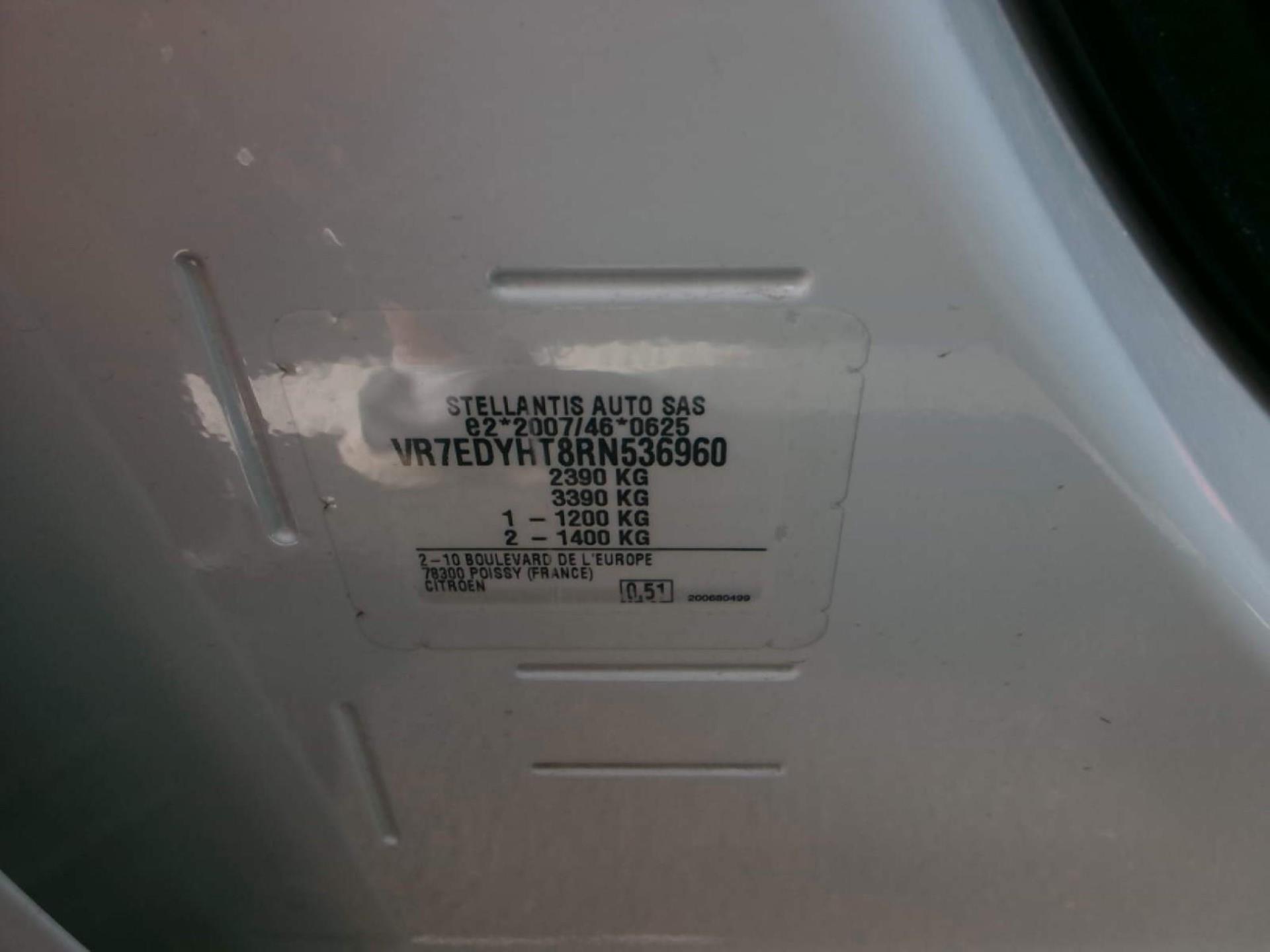 Citroen BERLINGO VAN TAILLE M 1000KG BLUEHDI 100 S&S BVM6 2024