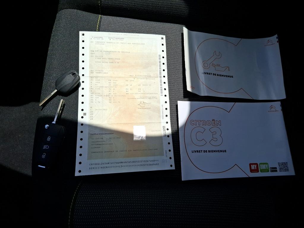 Citroen C3 SOCIETE PURETECH 83 S&S BVM FEEL NAV 2022