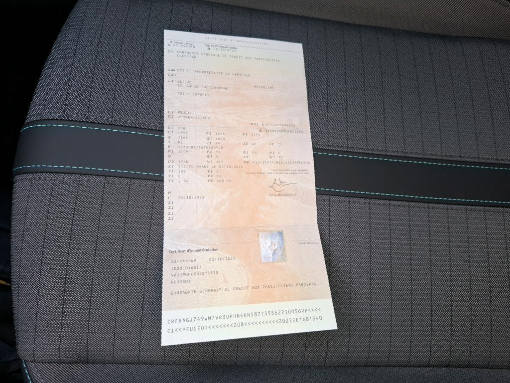 Peugeot 208 PureTech 100 S&S BVM6 Allure 2022