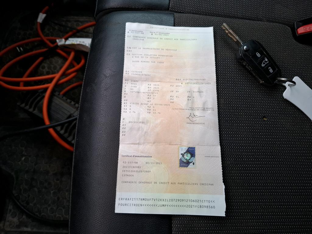 Citroen E-JUMPY FGN M 100 KW (136 CH) BATTERIE 75 KWH DRIVER 2021