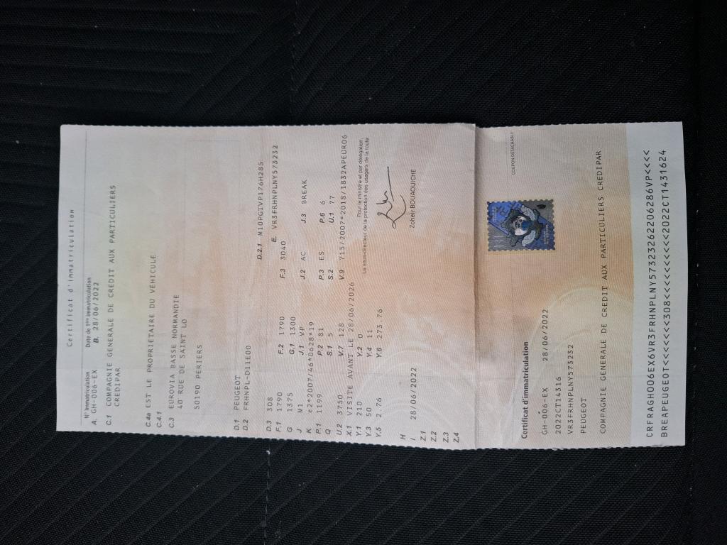 Peugeot 308 SW PureTech 110ch S&S BVM6 Active Pack 2022