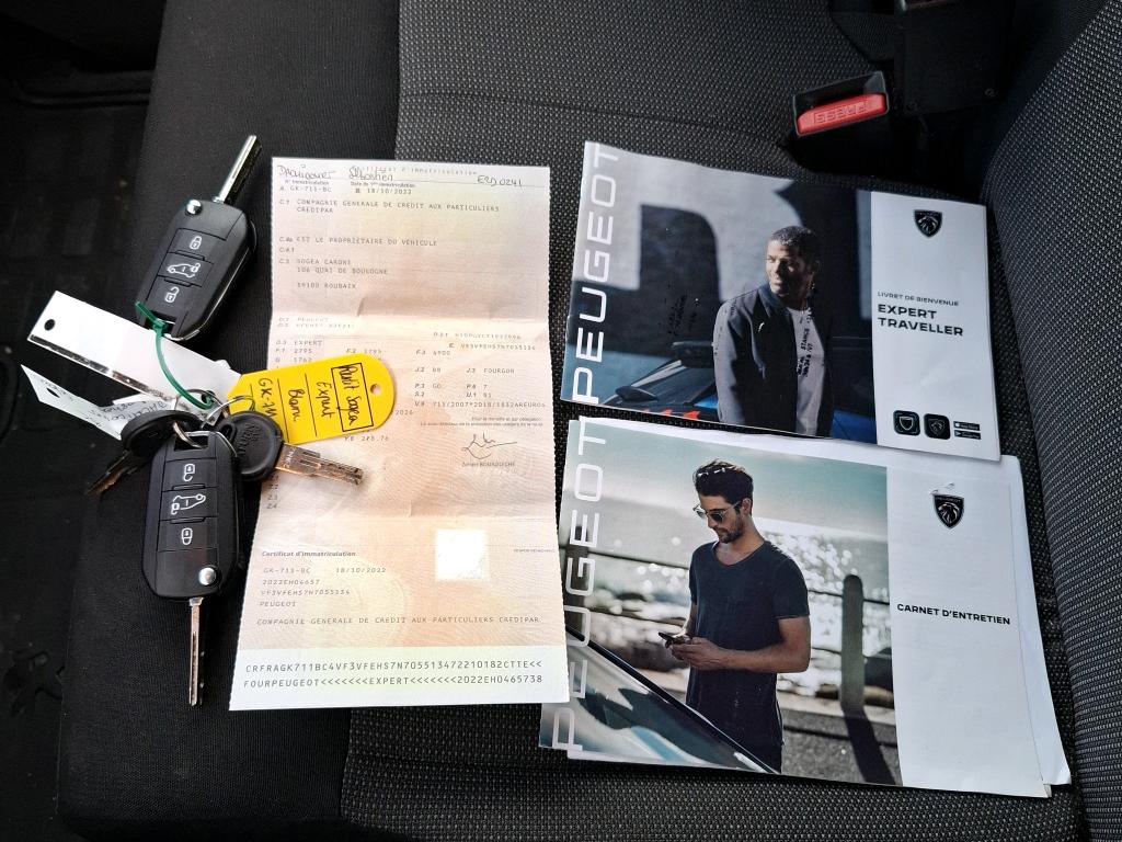 Peugeot EXPERT FGN TOLE STANDARD BLUEHDI 145 S&S EAT8 ASPHALT 2022