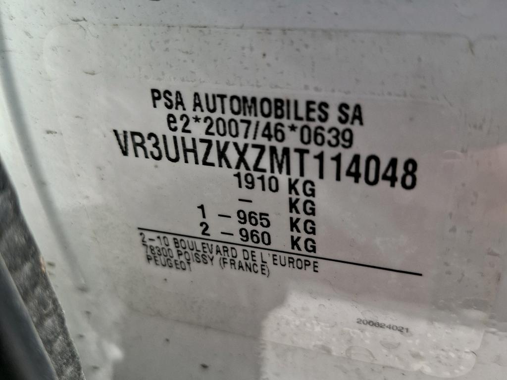 Peugeot 208 ELECTRIQUE 50 KWH 136 ACTIVE BUSINESS R 2021