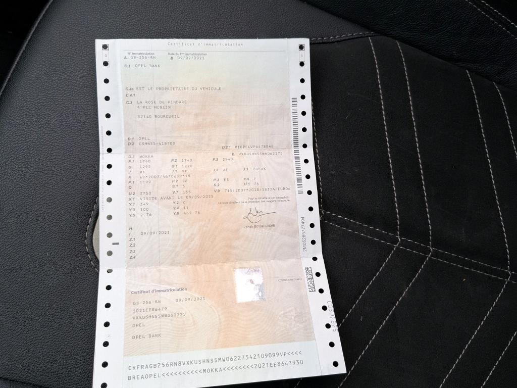 Opel Mokka 1.2 Turbo 130 ch BVA8 Ultimate 2021