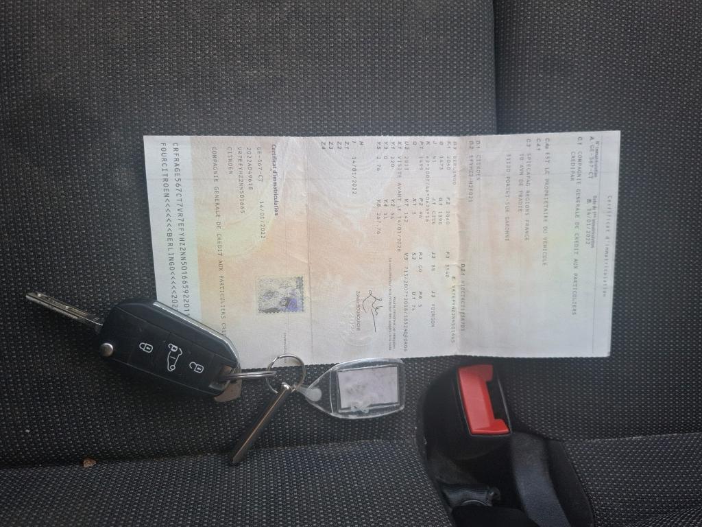 Citroen BERLINGO VAN M 650 BLUEHDI 130 S&S BVM6 CLUB 2022