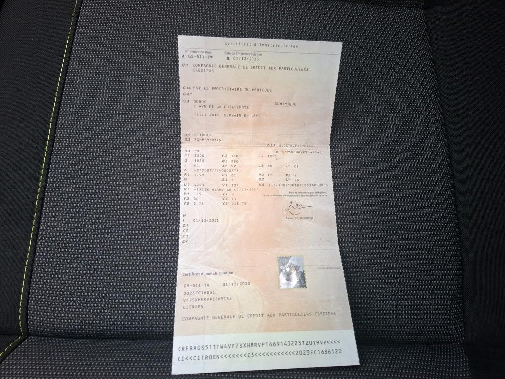 Citroen C3 PureTech 83 ch BVM5 You 2023