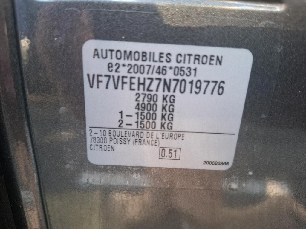 Citroen JUMPY FGN M BLUEHDI 180 S&S EAT8 DRIVER 2022