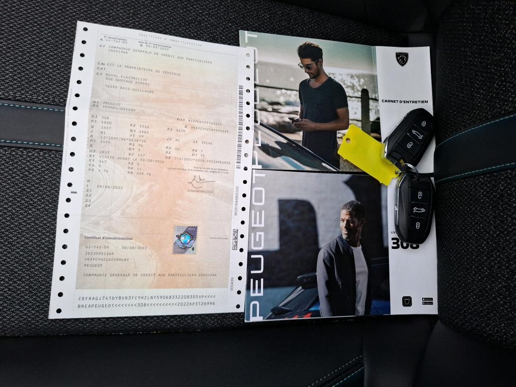 Peugeot 308 SW BlueHDi 130ch S&S BVM6 Allure 2022