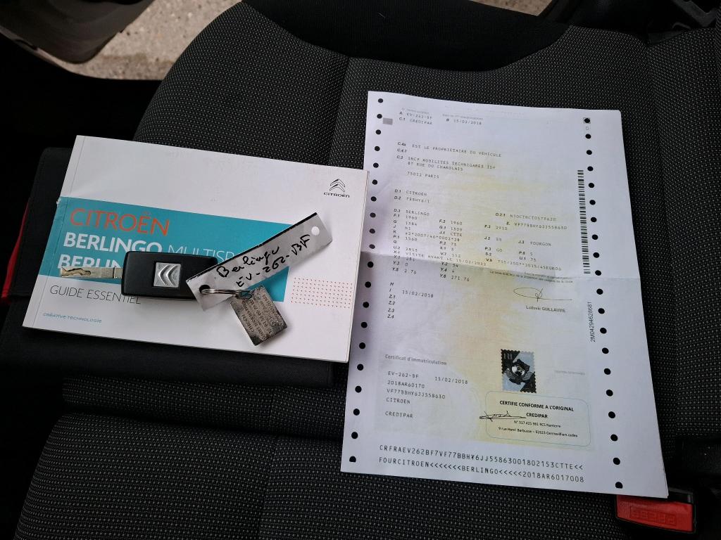 Citroen BERLINGO M BLUEHDI 100 CLUB 2018