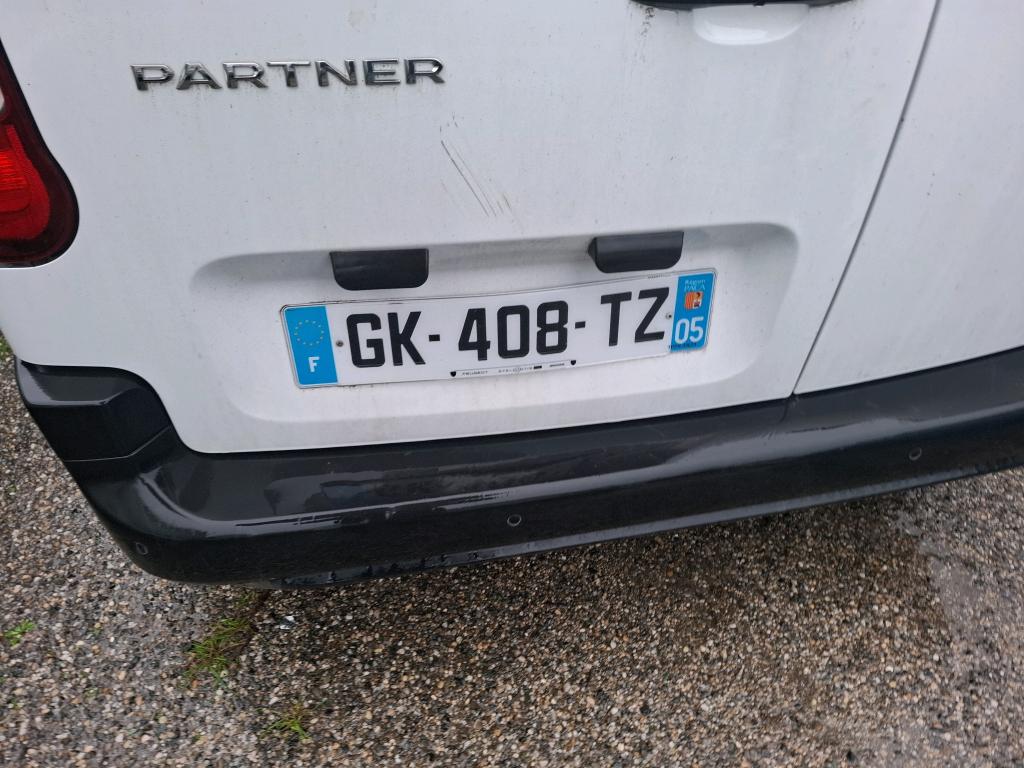 Peugeot PARTNER FOURGON STANDARD 650 KG BLUEHDI 100 S&S BVM6 ASPHALT 2022