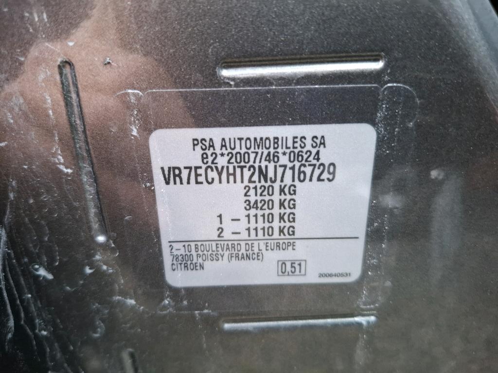 Citroen Berlingo Taille M BlueHDi 100 S&S BVM6 Feel 2022