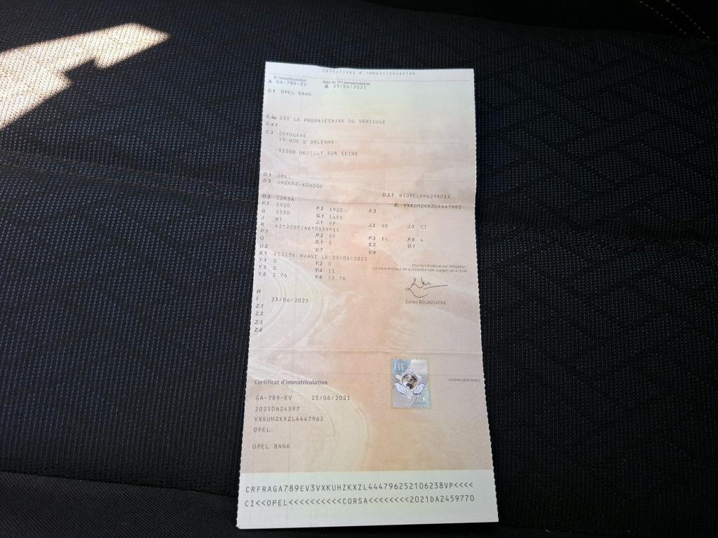 Opel Corsa Electrique 136 ch & Batterie 50 kw/h Elegance 2021