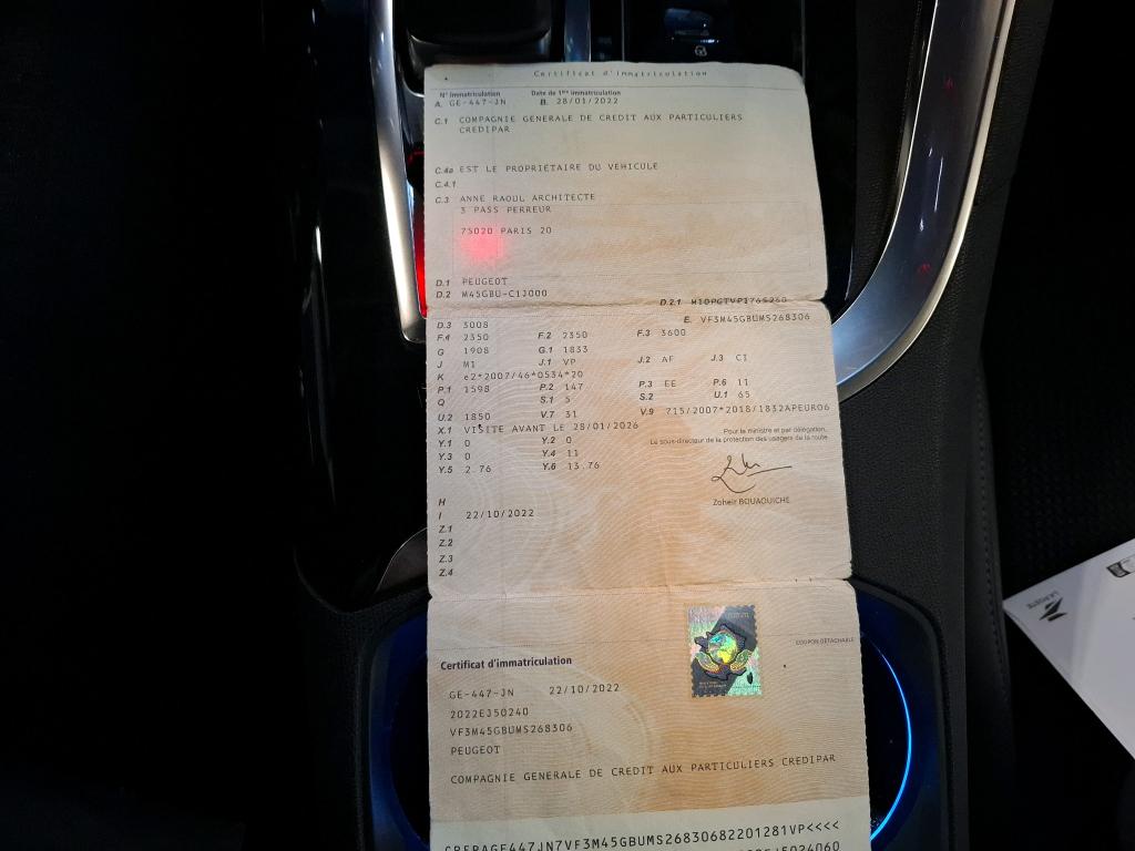 Peugeot 3008 Hybrid4 300 e-EAT8 GT 2022