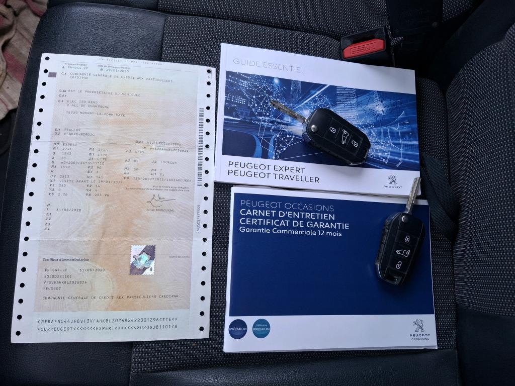 Peugeot EXPERT FGN TOLE STANDARD 2.0 BLUEHDI 120 S&S EAT8 ASPHALT 2020